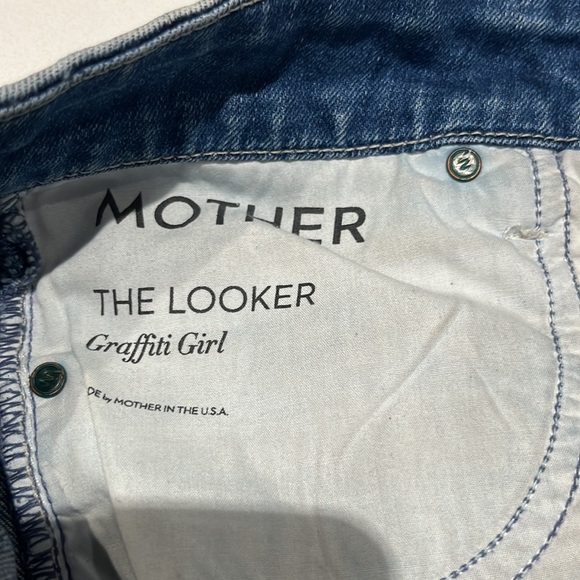 MOTHER THE LOOKER in graffiti girl JEANS - Picture 8 of 10